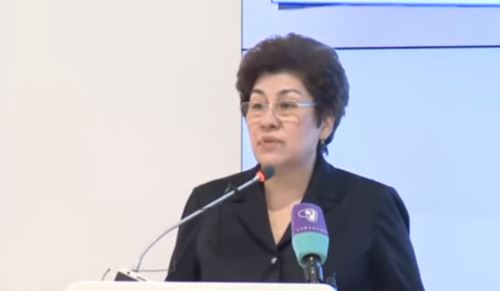 Заместитель Премьер-Министра РК Гульшара Абдыкаликова, министр труда и социальной защиты населения Бердыбек Сапарбаев, министр образования и науки Куляш Шамшидинова, министр здравоохранения Елжан Биртанов